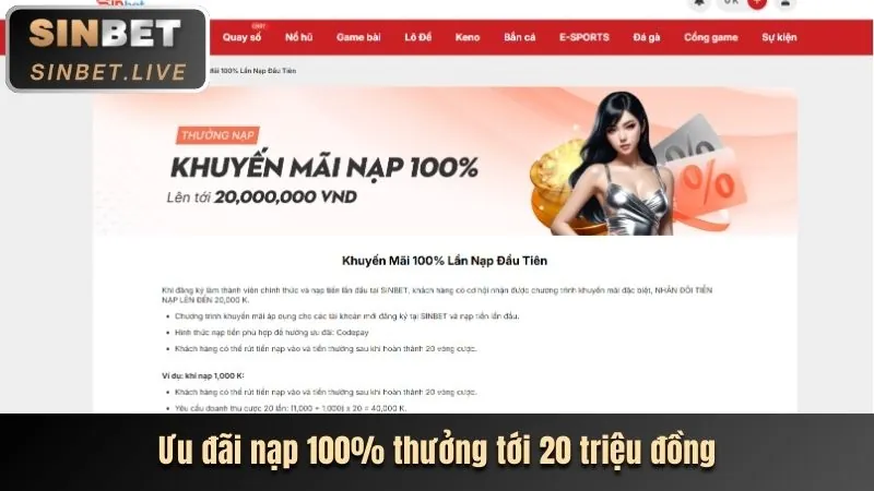 Thưởng nạp lại casino Bet8s